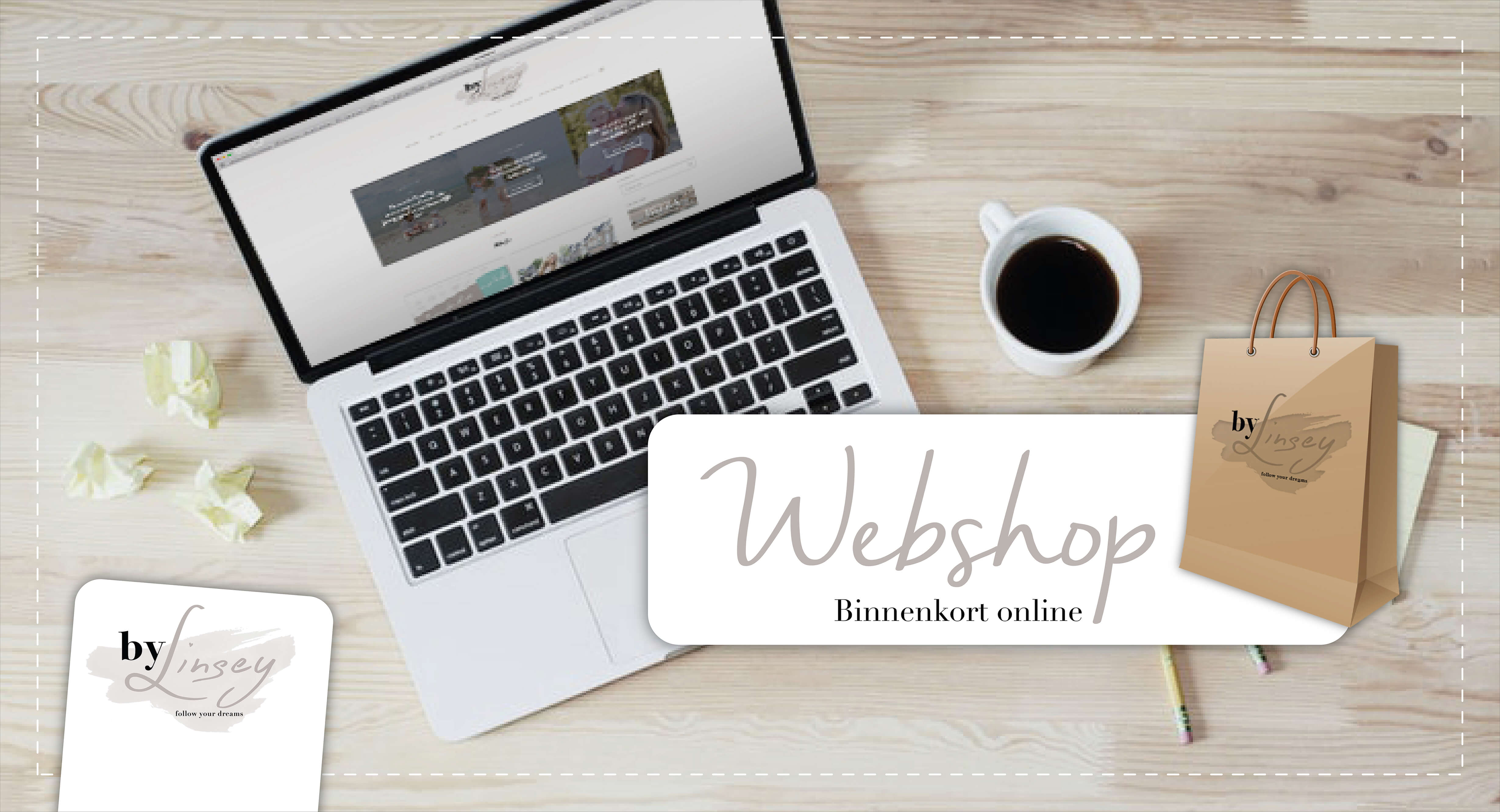Slager bovenste Editor Binnenkort online: de webshop By Linsey